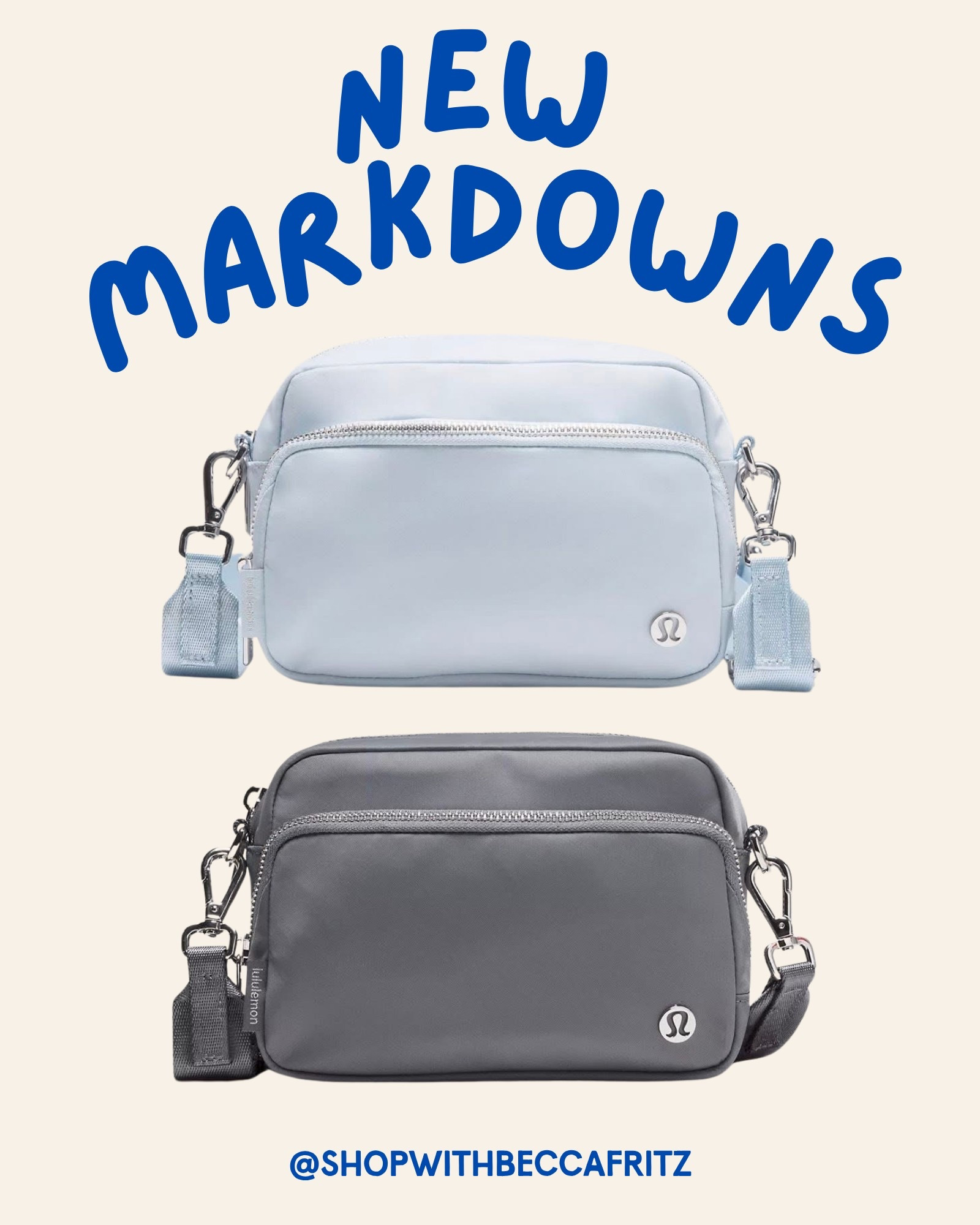 Lulu 🍋 alert! These crossbody bags are so good 🤩 Versatile, lightweight, and just the right size for summer on-the-go.
They’re currently $24 OFF and come in the cutest colors! #BeccaFritzFinds #Lululemon
🔗⬇️


#LTKSaleAlert #LTKItBag #LTKFindsUnder50