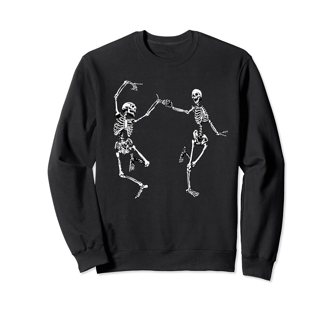 Dancing Skeletons Vintage Day of the Dead Halloween 2021 Sweatshirt | Amazon (US)