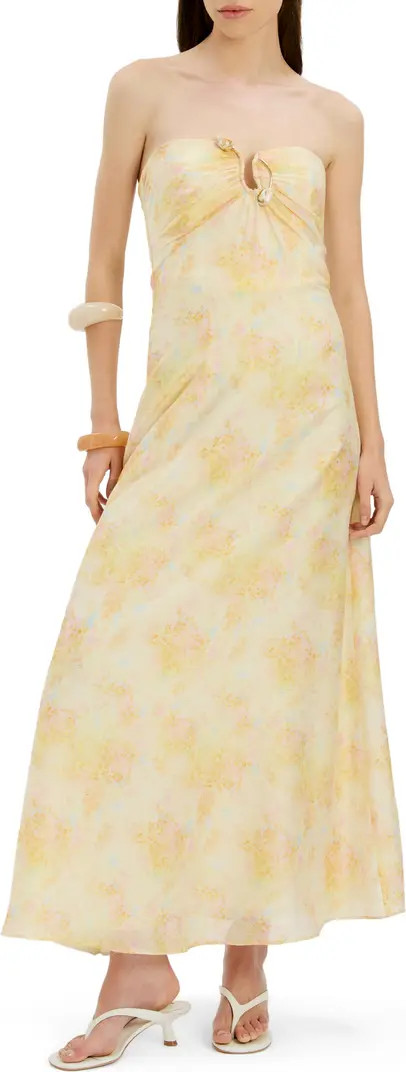 Amina Strapless Maxi Dress | Nordstrom