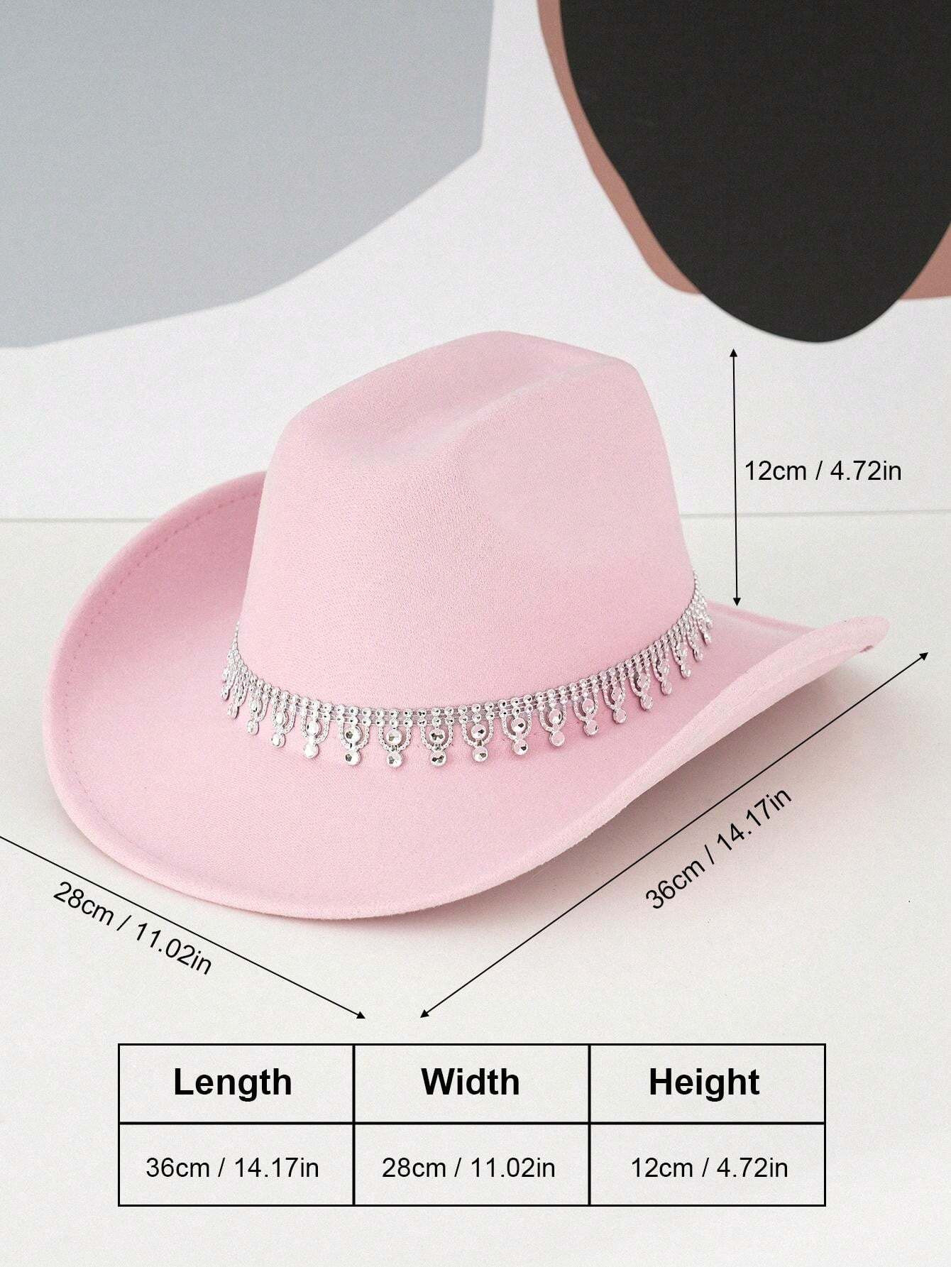 1pc Unisex Unique Silver Rain Drop Shaped Decor Band For Hat, Waist Belt, Novelty Cowgirl Hat, Su... | SHEIN