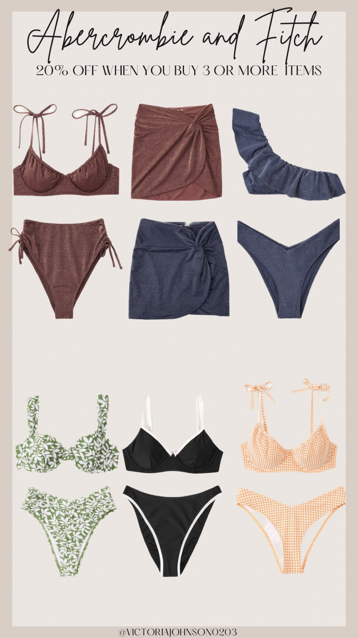 Abercrombie and Fitch Sale!

Sale fines | AF | Spring Finds | Spring Break | Swimsuit | Bikini | Summer 

#LTKsalealert #LTKSeasonal #LTKswim