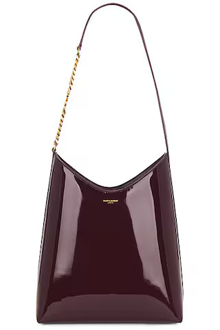 Saint Laurent Rendez-vous Shoulder Bag in Dark Red Wine | FWRD | FWRD 