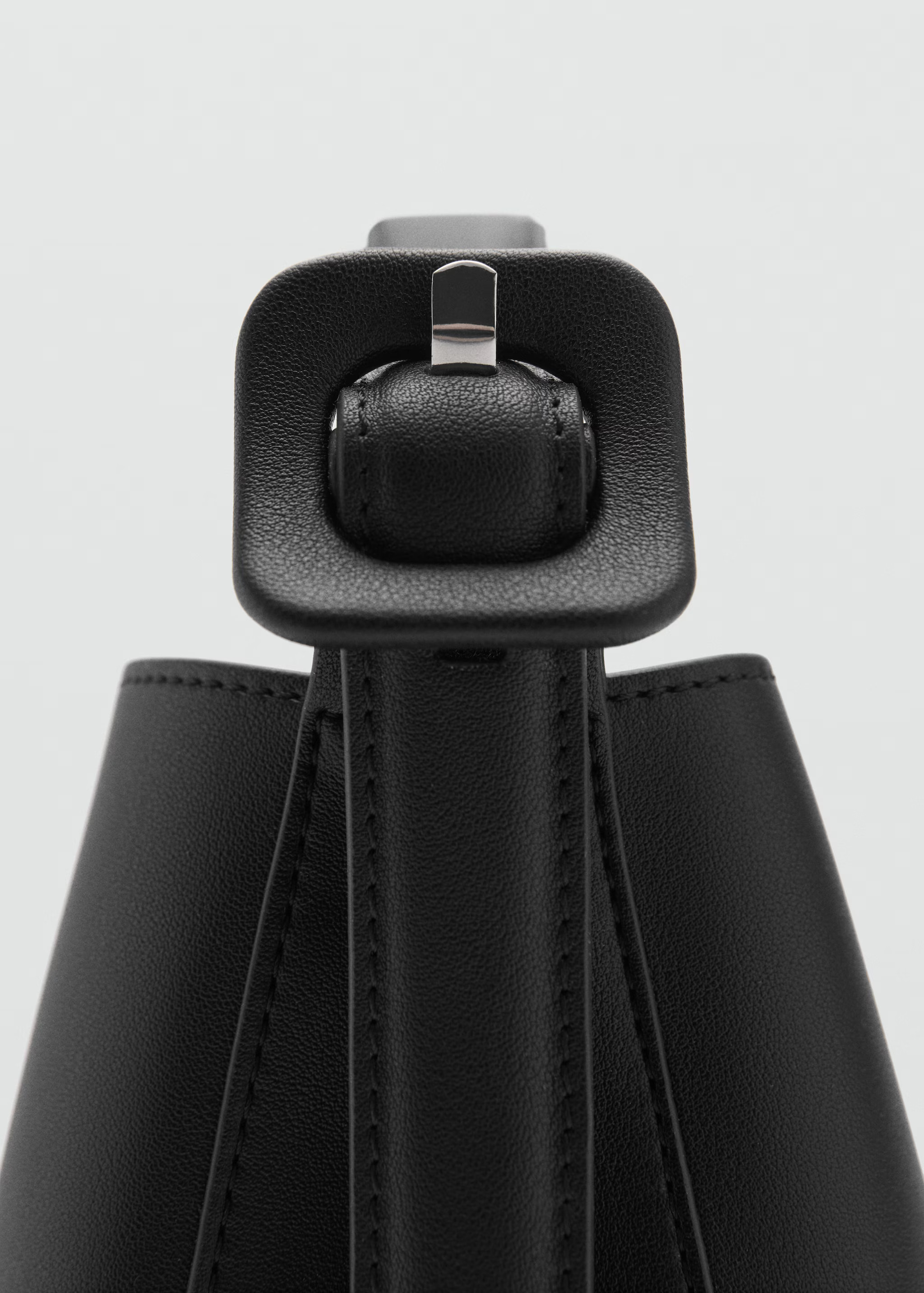 Mini shopper bag with buckleCurrent price [£ 35.99]£ 35.99Select a colourBlack | MANGO (UK)