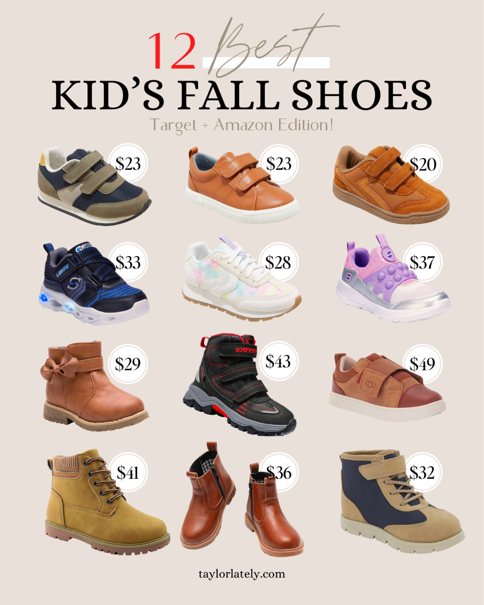 Fall shoes for kids / target and Amazon finds!

#LTKfindsunder50 #LTKSeasonal #LTKkids