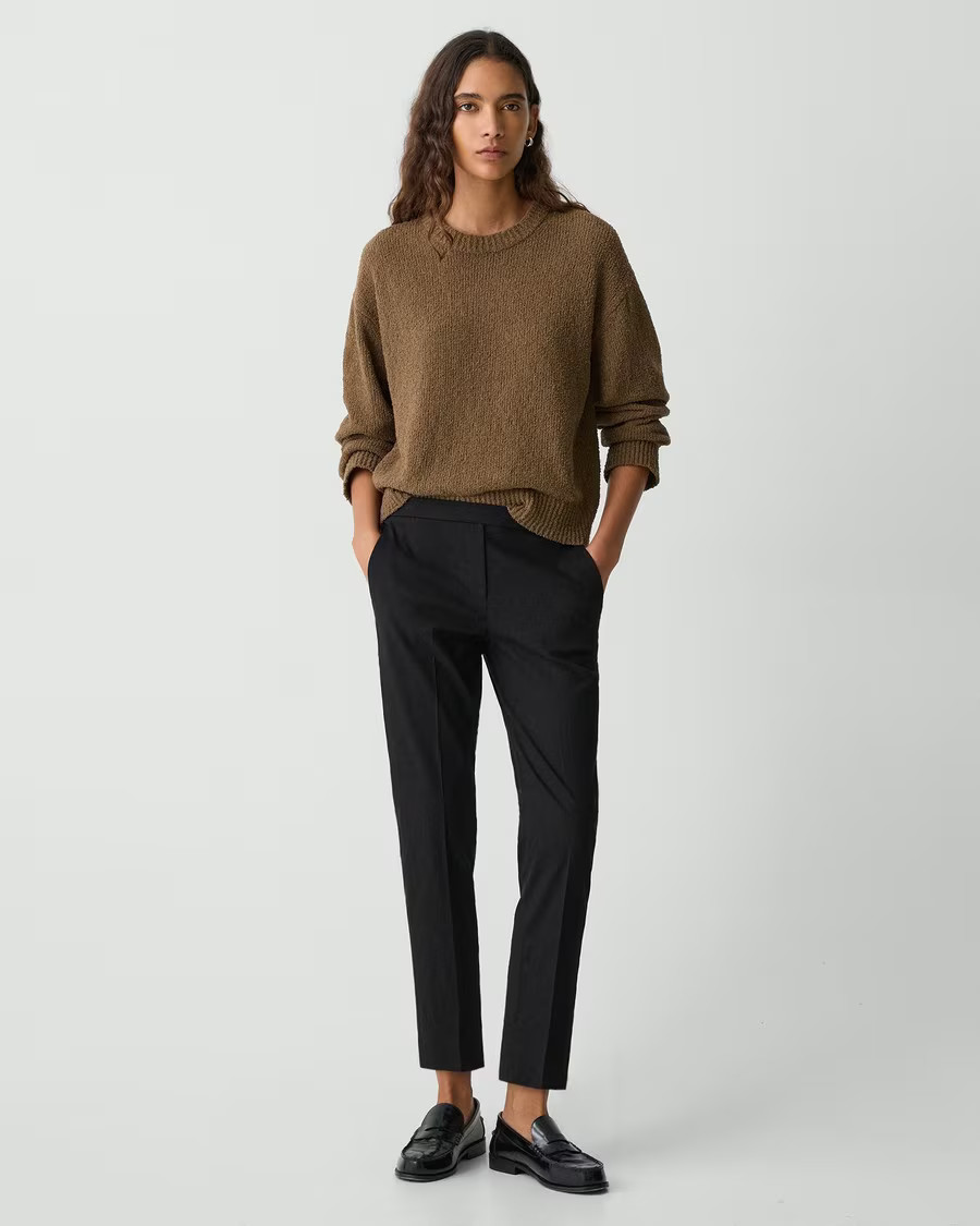 Treeca Pull-On Pant in Good Linen | Theory