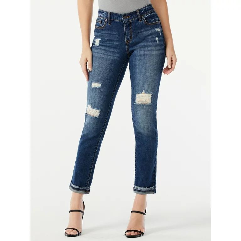 Sofia Jeans by Sofia Vergara Women's Bagi Boyfriend Mid-Rise Jeans | Walmart (US)