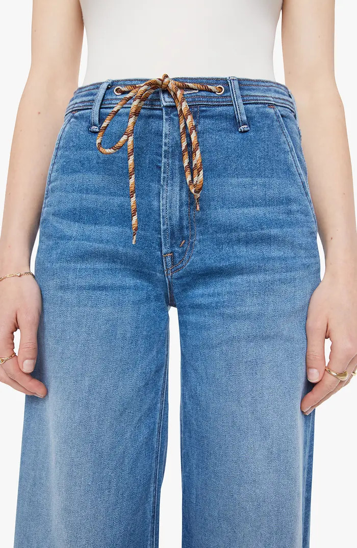 The Drawn Undercover Prep Sneak Wide Leg Jeans | Nordstrom