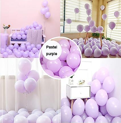 Party Pastel Balloons 100 pcs 10 inch Macaron Candy Colored Latex Balloons for Birthday Wedding E... | Amazon (US)