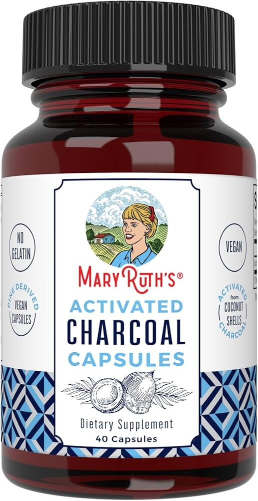 MaryRuth Organics Activated Charcoal Capsules | Substance Adsorption | Derived from Coconut Shell... | Amazon (US)