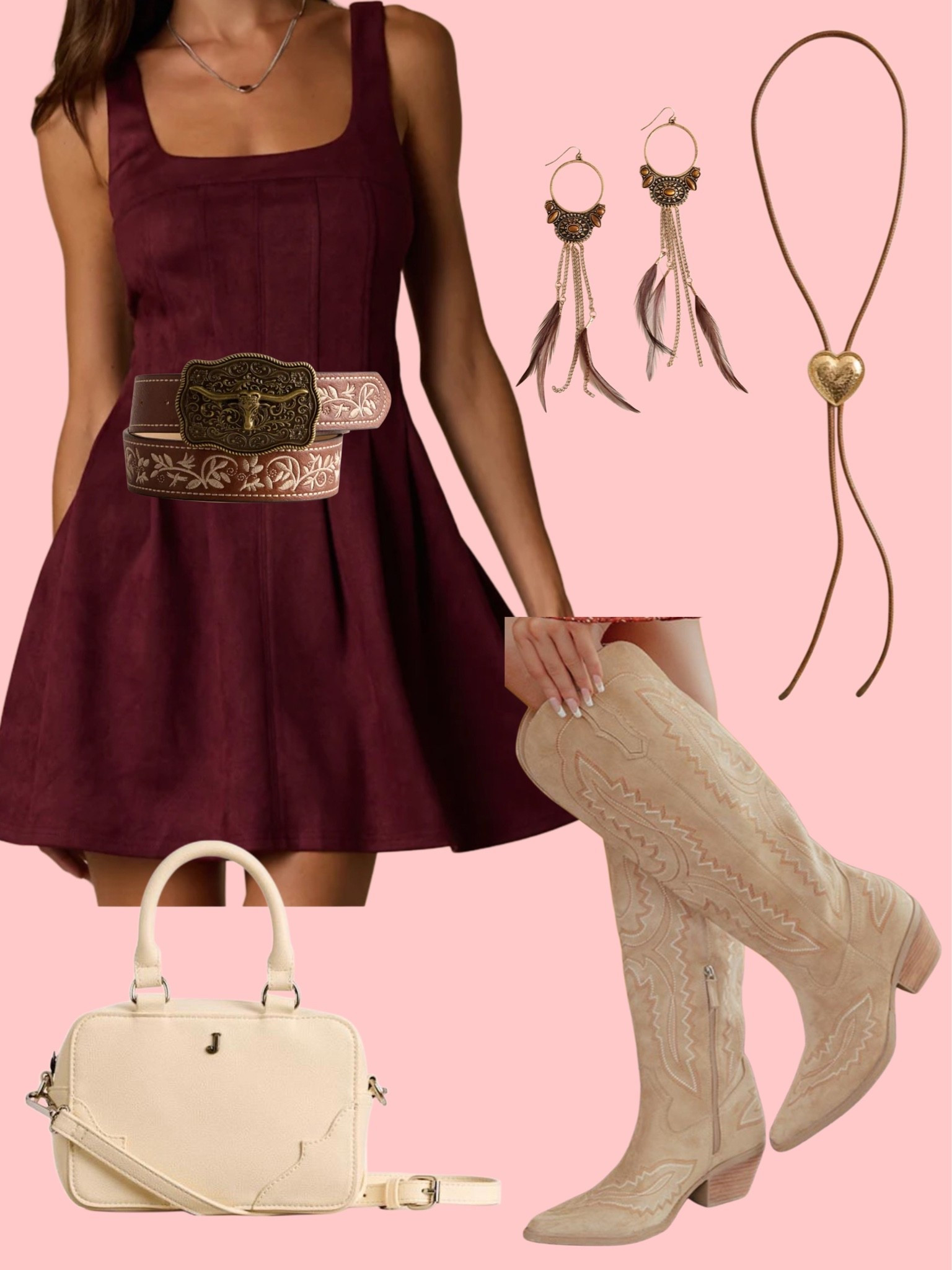 Western style fall look! Suede dress with boots & western accessories

#LTKootd #LTKgrwm #LTKSeasonal