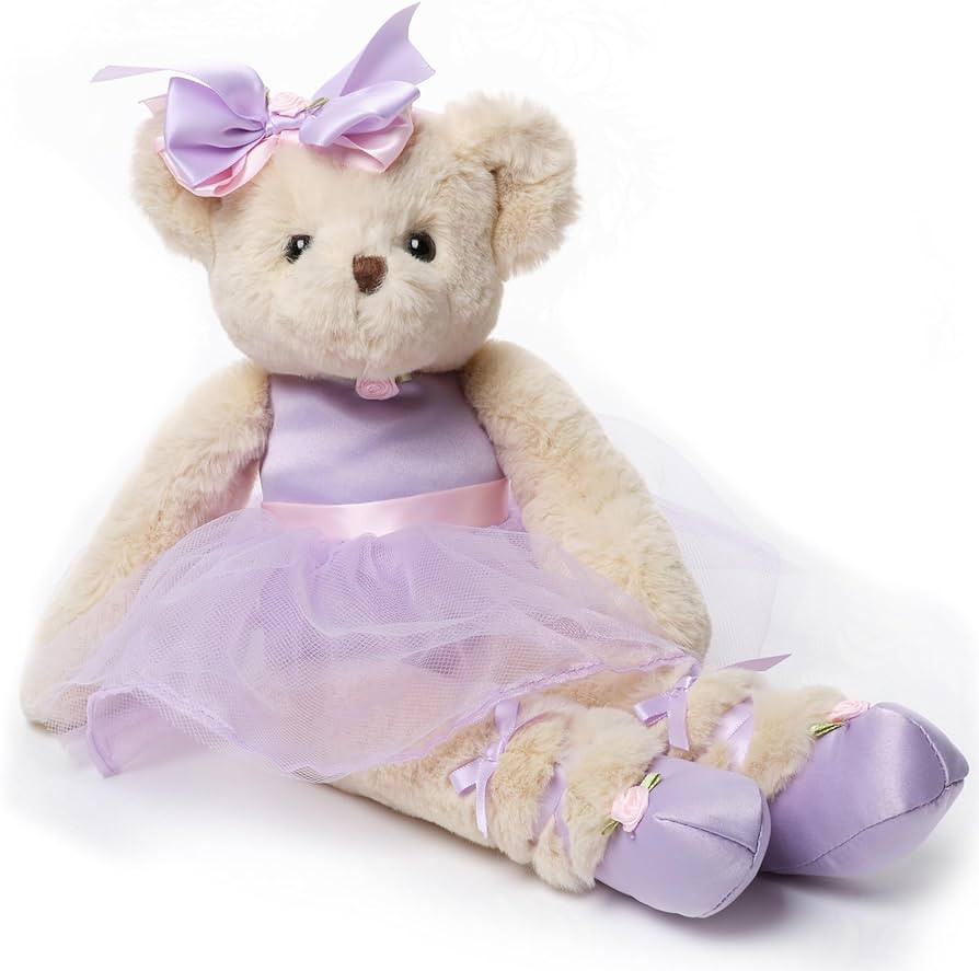 Bearington Tootsie Ballerina 15 Inch Teddy Bears for Girls - Ballerina Stuffed Animals - Dance Re... | Amazon (US)