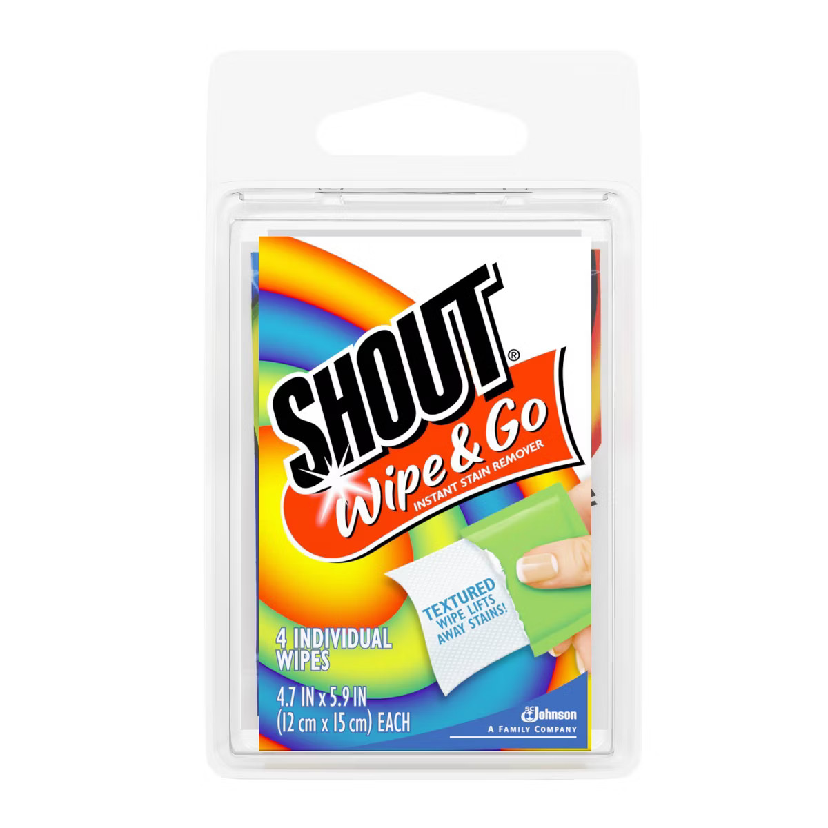 Shout Wipe & Go Instant Stain Remover - 4ct | Target