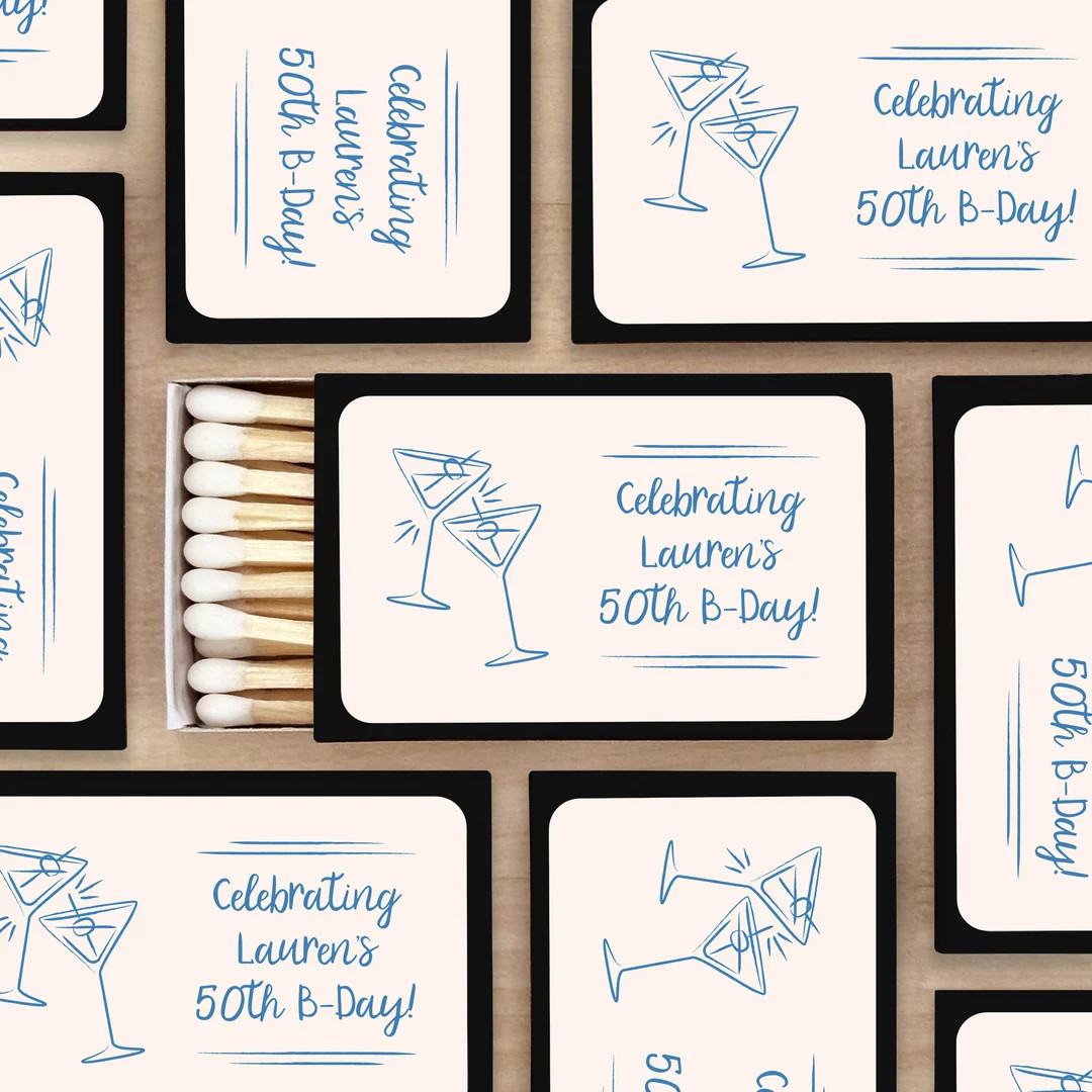 Custom Match Boxes, Wedding Matches, Bridal Shower Favors, Party Favor Matches, Matchboxes Custom... | Etsy (US)