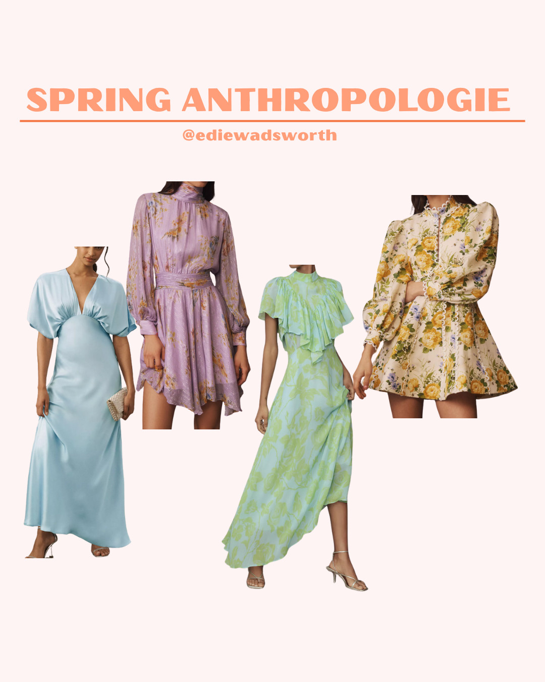 Spring has officially entered the chat — and these dreamy Anthropologie dresses are the soft, romantic moment your wardrobe's been waiting for. 🌸

Whether you're planning a garden party, a spring wedding, or just want to feel beautiful while grocery shopping (because why not?), each of these floral, pastel pieces brings elegance and ease.

I’ve handpicked these because they feel like sunshine, softness, and sacred everyday beauty. You’ll want to live in them all season. #Spring #springwedding #anthropology #weddingguest #springdress 

 #LTKSeasonal #LTKStyleTip #LTKWedding