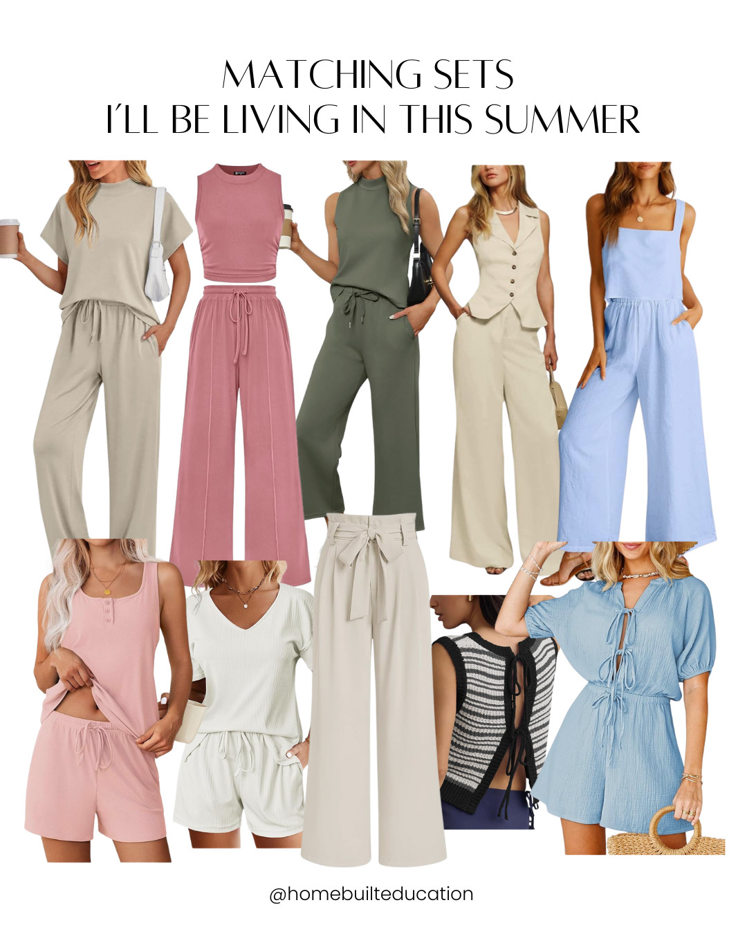  

Living in these matching sets all summer long ☀️ Comfy, cute, and totally effortless—just the way I like it! 

 

#LTKStyleTip #LTKSummerEdit #LTKTravel