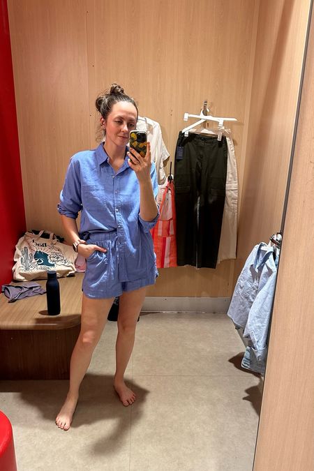 Vacation outfit from Target - this linen set is a perfect resort outfit that can be worn over a swimsuit or as a beach outfit on its own. 


#LTKswim #LTKtravel #LTKfindsunder50