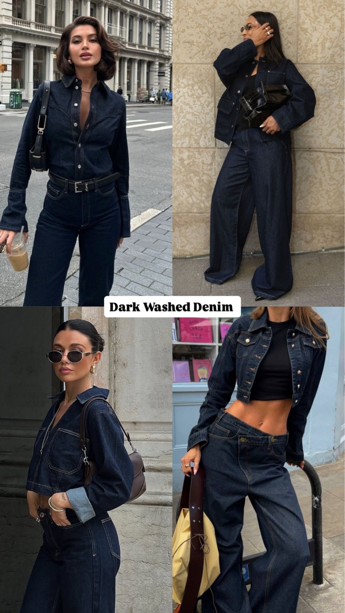 Dark Washed Denim
Dark denim is having a major moment. 🖤
#DarkDenim #DenimStyle #FallFashion #LTKStyle

#LTKSaleAlert #LTKootd