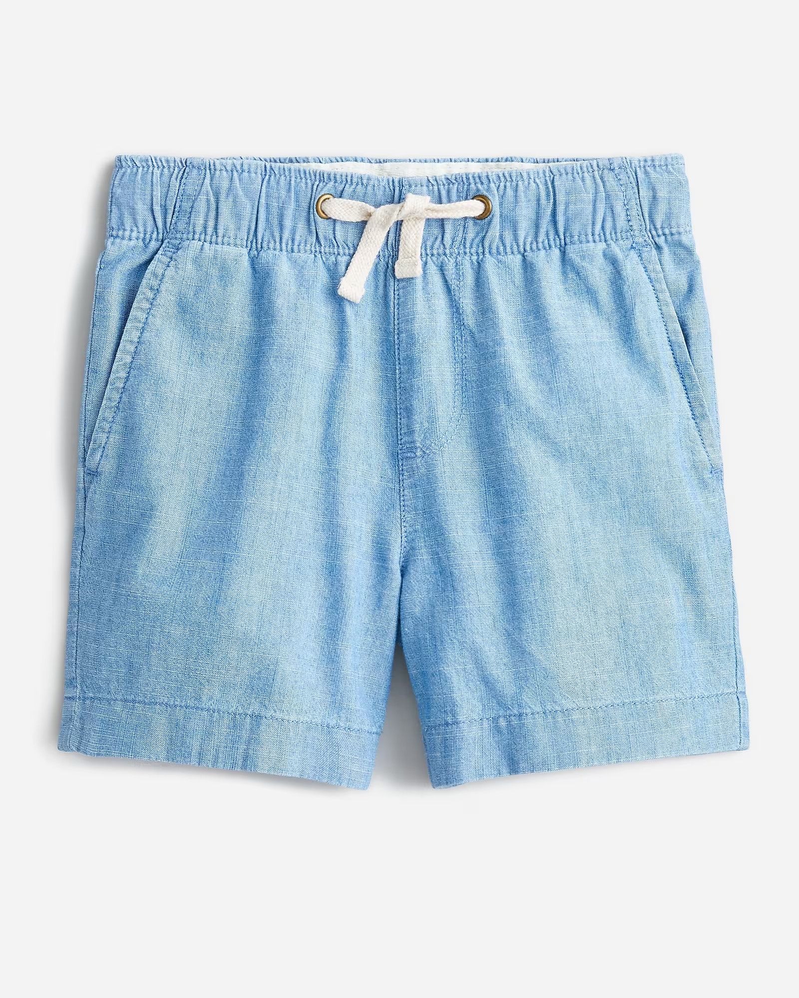 Boys' dock short in chambray | J.Crew US