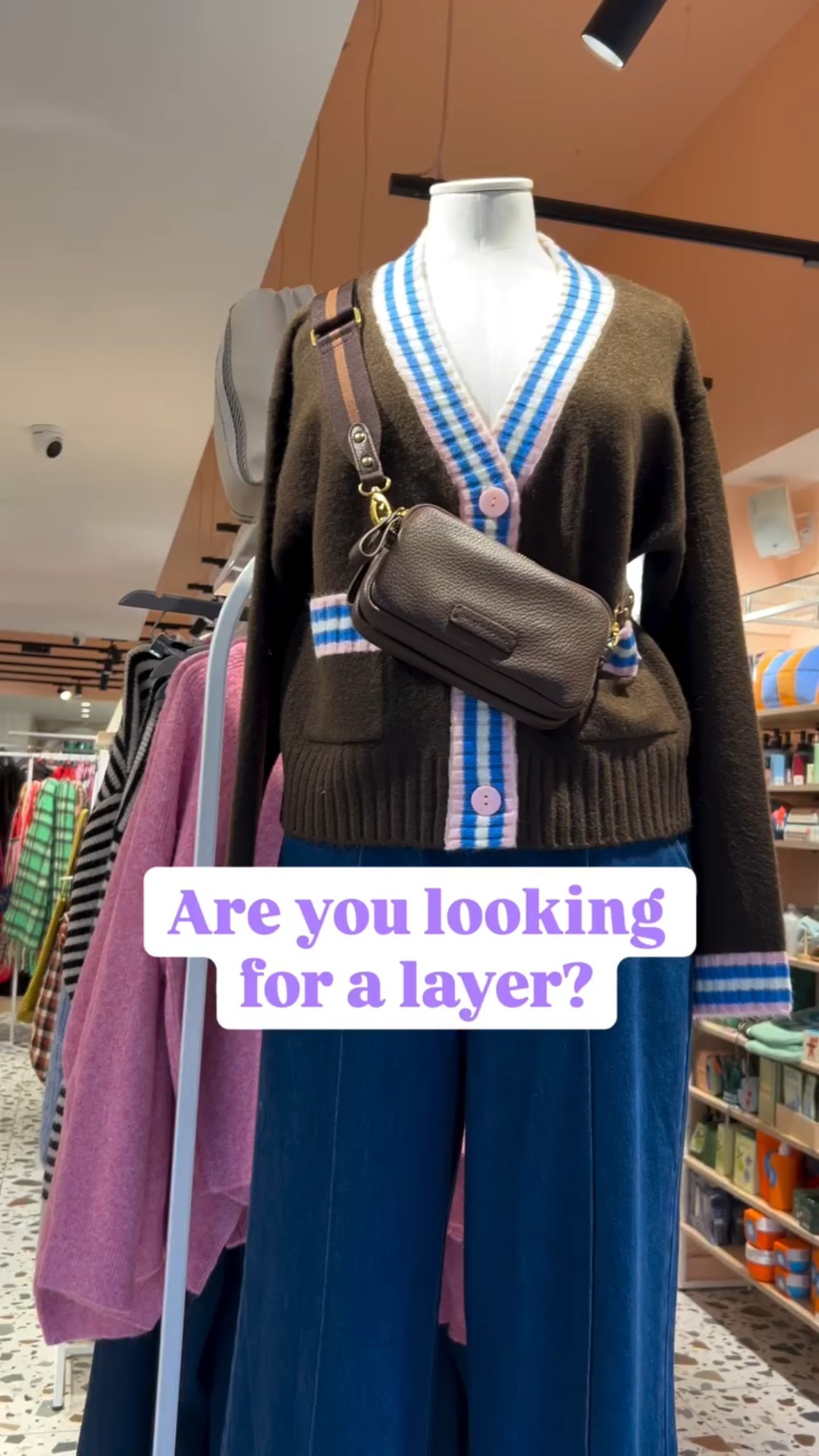 I found this for you. 

After 7 days inside because of the virus I was excited to see ‘newness’ in the stores.

It’s still chilly so layering will be your best friend, how gorgeous is this cardi I found in Oliver Bonas?

Cardi’s are the perfect layering item. 

#thepocketstylist #personalstylist #personalshopper #layer