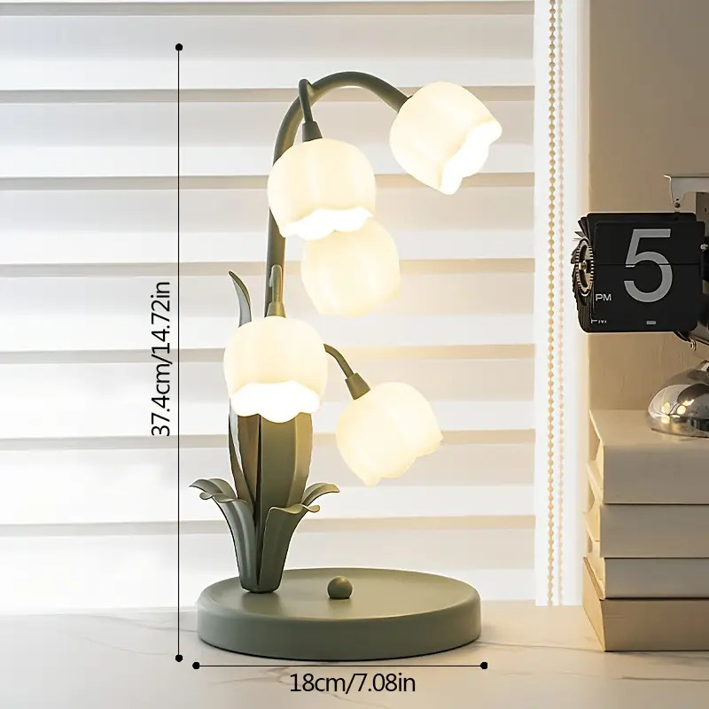 Bedroom Bedside Table Lamp Floral Flowers Rustic Table Lamp - Temu | Temu Affiliate Program