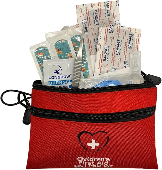 Small, Mini First Aid and CPR Kit. Large Variety of Bandages in Different Sizes to fit a Range of... | Amazon (US)