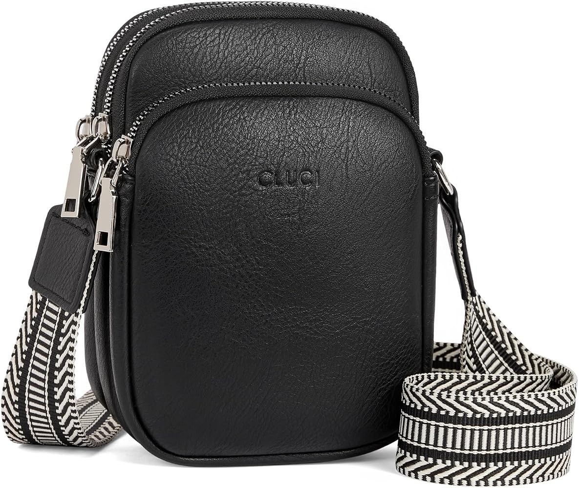 CLUCI Small Crossbody Bags for Women Leather Cell Phone Shoulder Purses | Amazon (US)