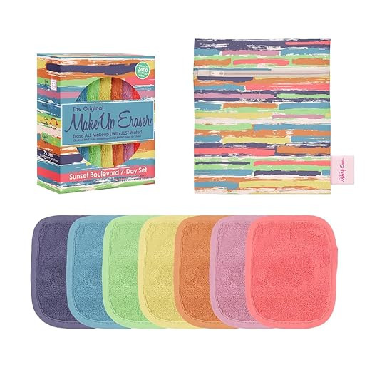 MakeUp Eraser, 7-Day Set, Erase All Makeup With Just Water, Including Waterproof Mascara, Eyeline... | Amazon (US)