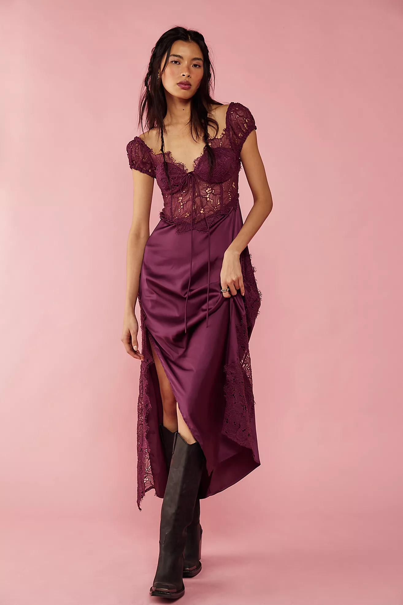 For Love & Lemons Casey Maxi Dress | Free People (Global - UK&FR Excluded)