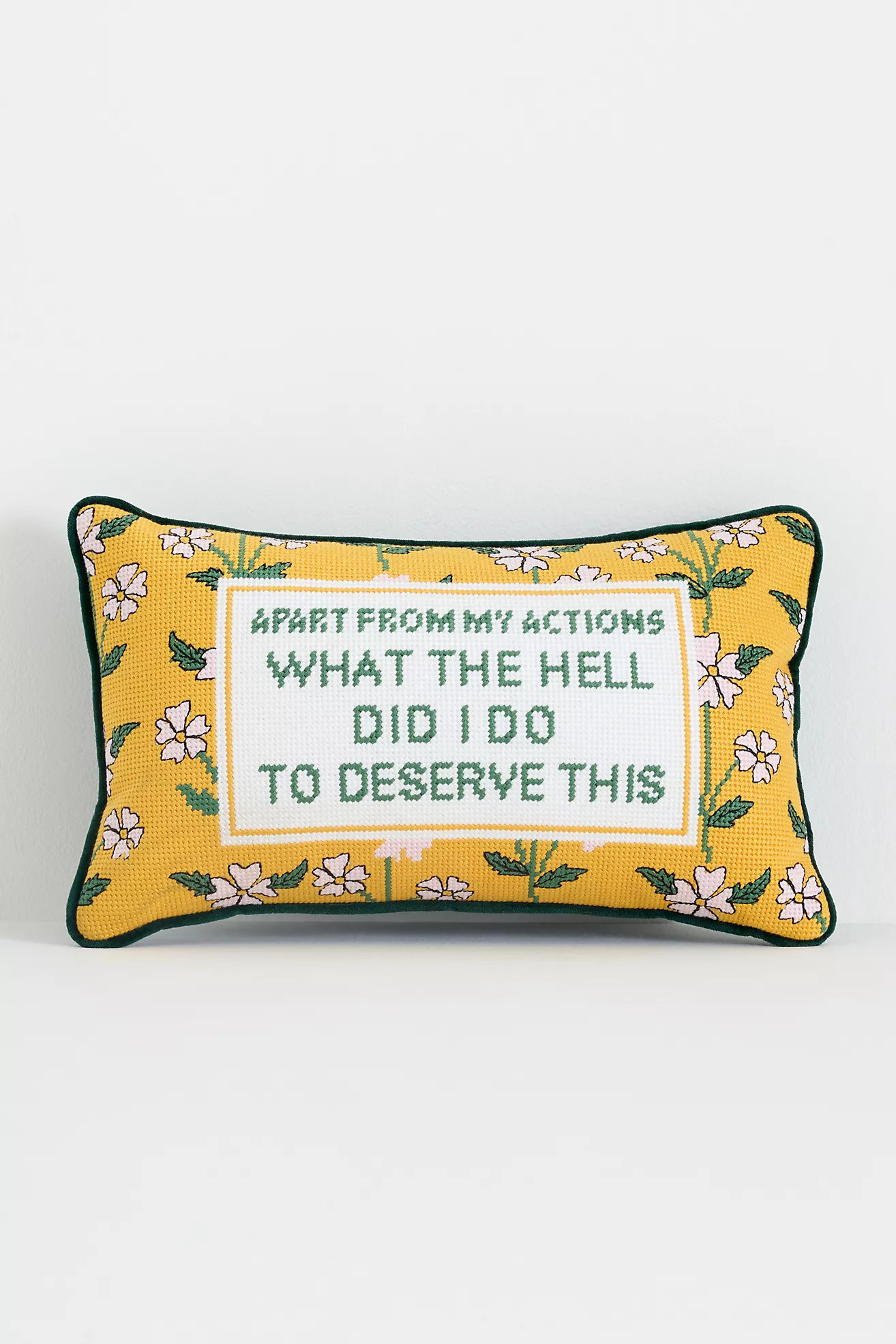Furbish Studio Petite Needlepoint Pillow | Anthropologie (US)