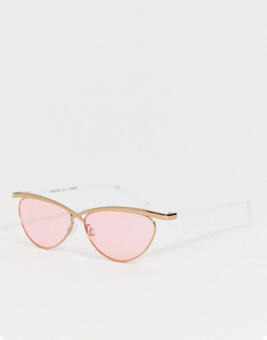 Le Specs teleport ya round sunglasses in pink | ASOS (Global)