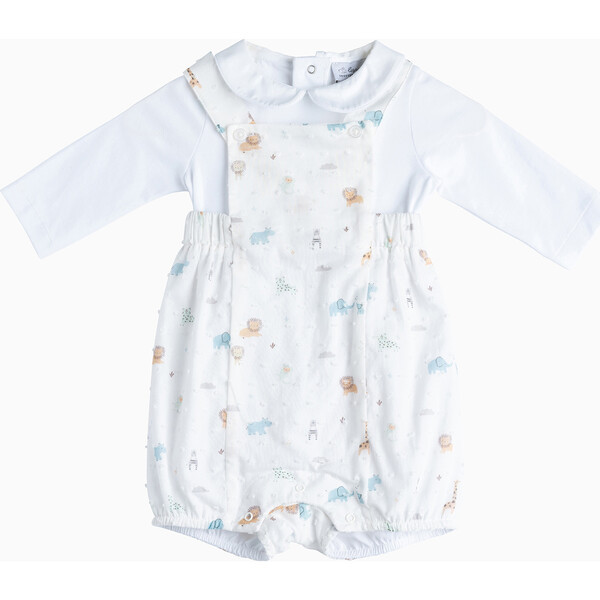 Little Animals Dungaree, Multi | Maisonette