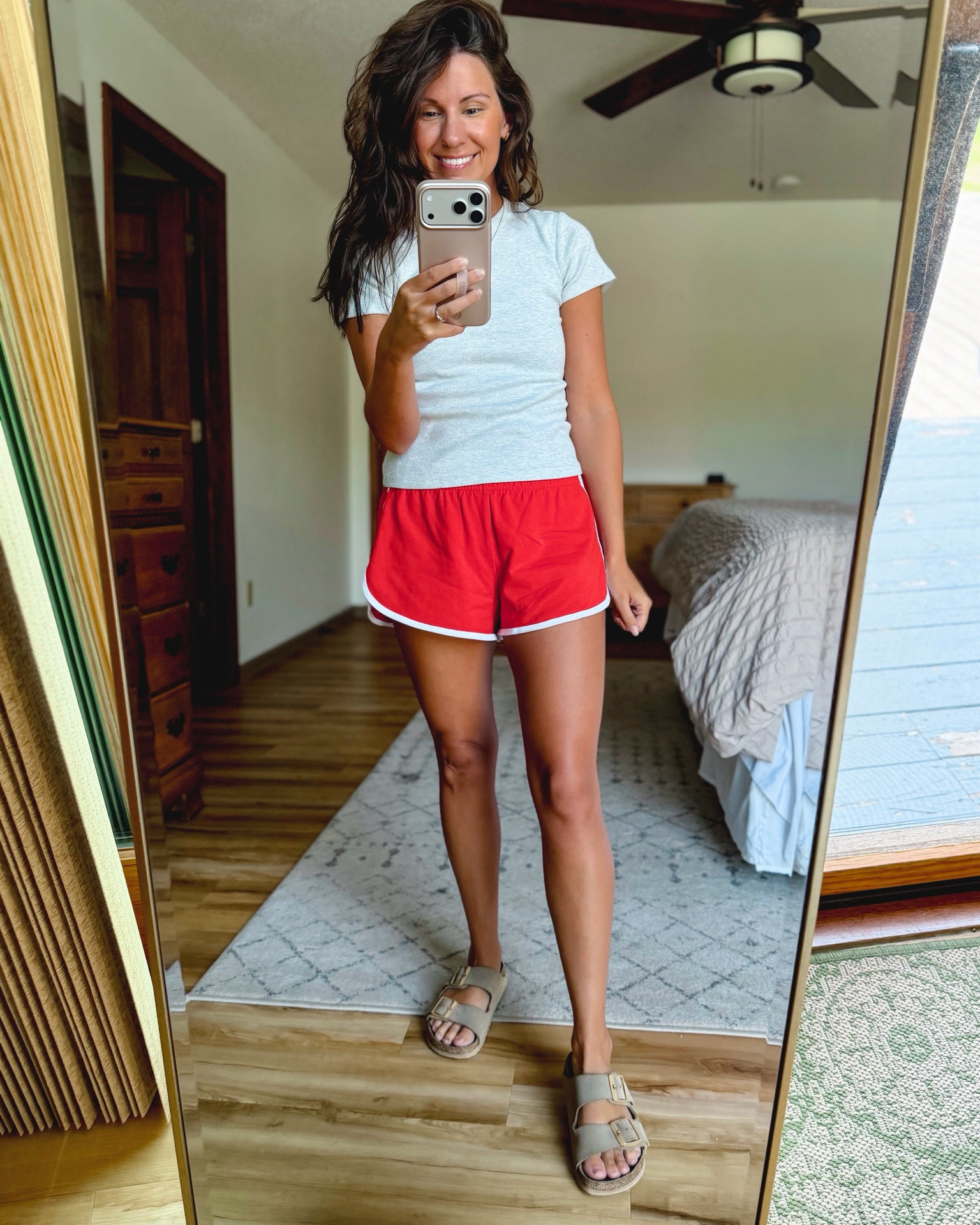 small in my tee, xs in my crewneck, small in my shorts. 36 in my birkenstock sandals!❤️

#LTKSeasonal #LTKPetite #LTKootd