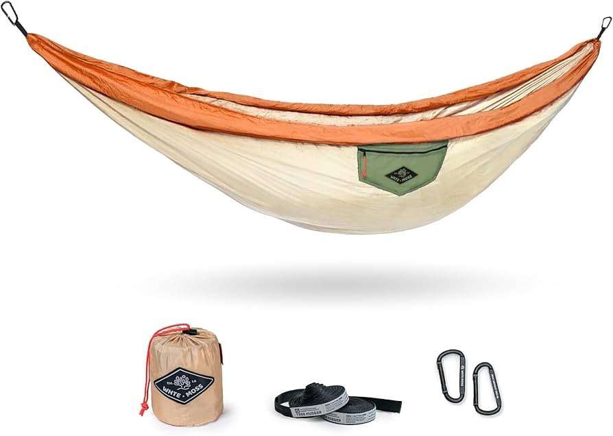 Suparpine I Hammock for Camping with Straps Included (Light Orange, Single) | Amazon (US)