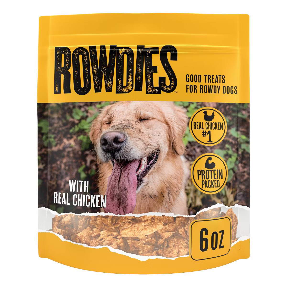 Rowdies Chicken Flavor Dog Treats - 6oz | Target