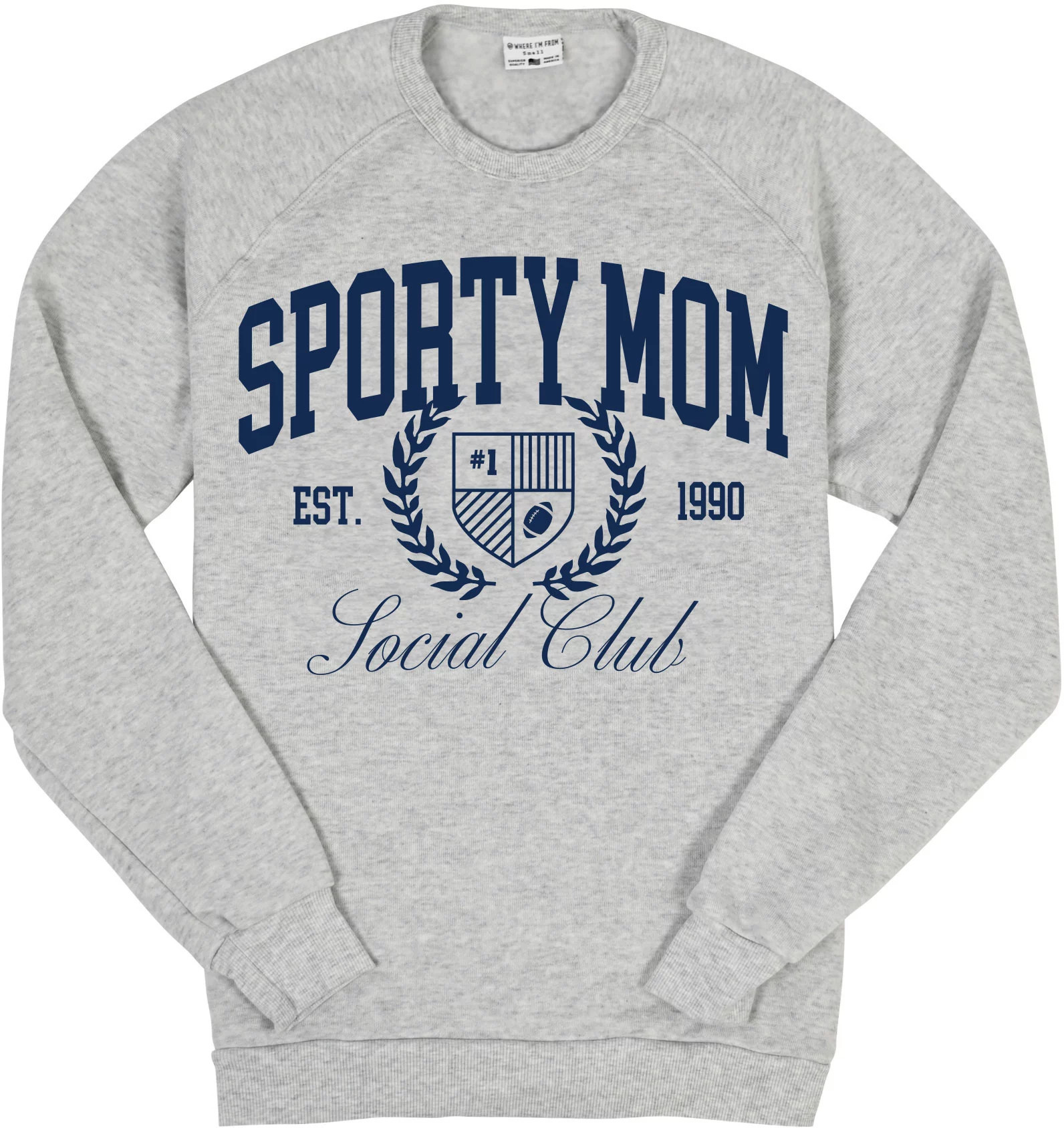 Where I'm From Women's Mother's Day White Mom Social Crewneck Sweatshirt, Large | DICK'S Sporting Goods