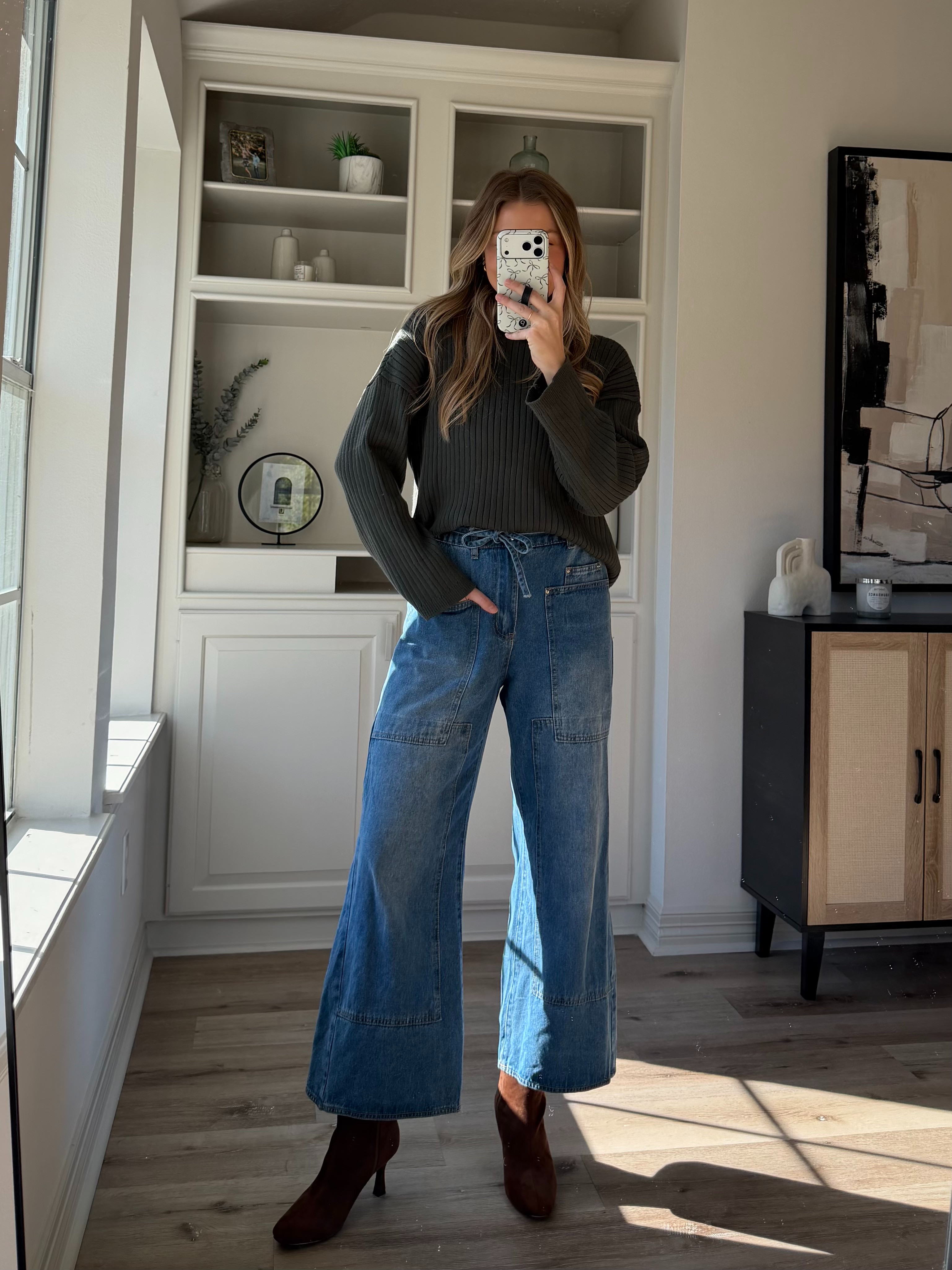 Chic fall + winter outfit inspo | Wearing M in sweater (comes in a matching set) 

 #LTKTall #LTKFindsUnder50