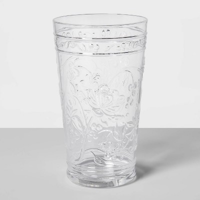 22oz Plastic Floral Embossed Tall Tumbler - Opalhouse™ | Target
