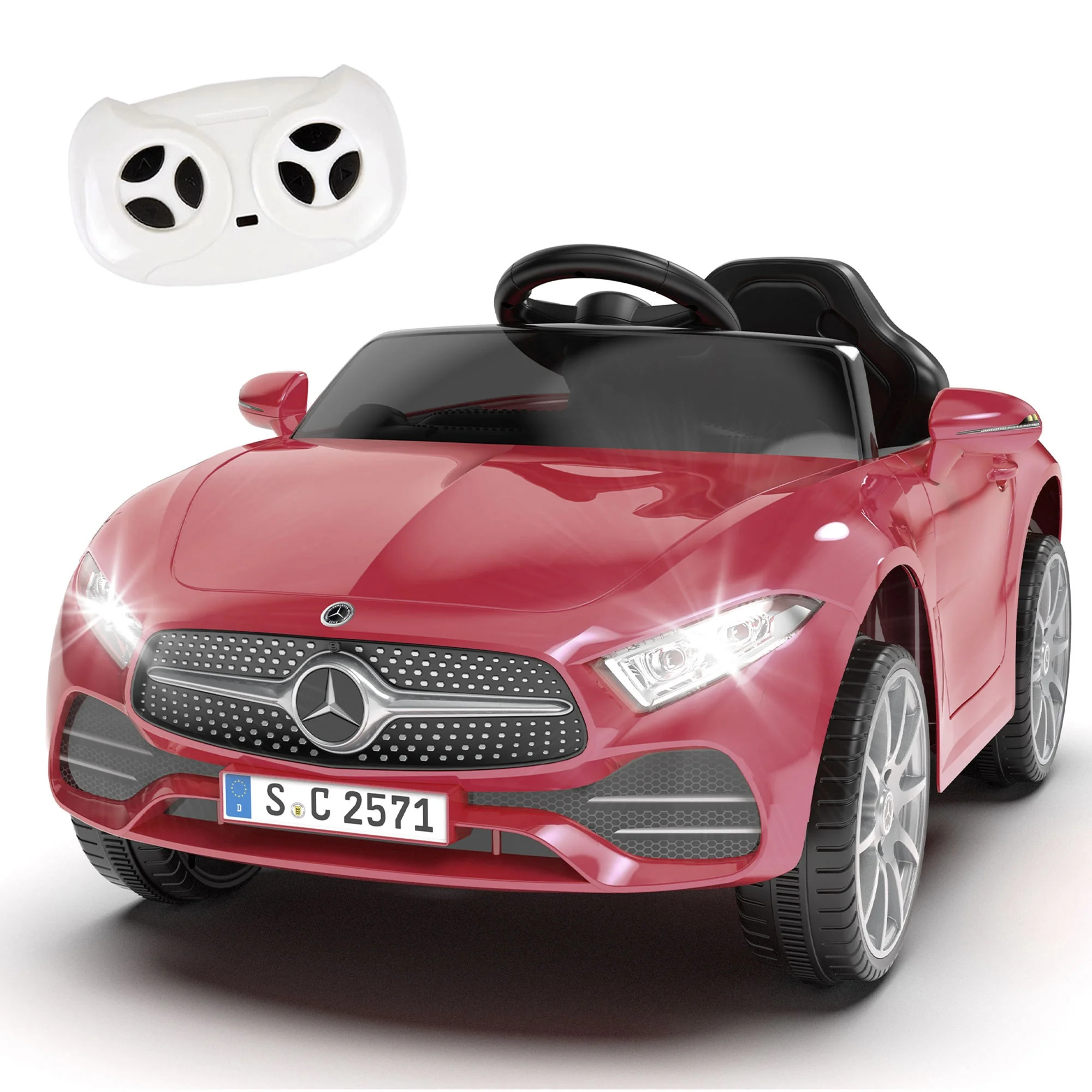 Xuanlur Licensed Benz CLS 350 12V Electric Ride on Toys with Parent Remote Control, Spring Suspen... | Walmart (US)
