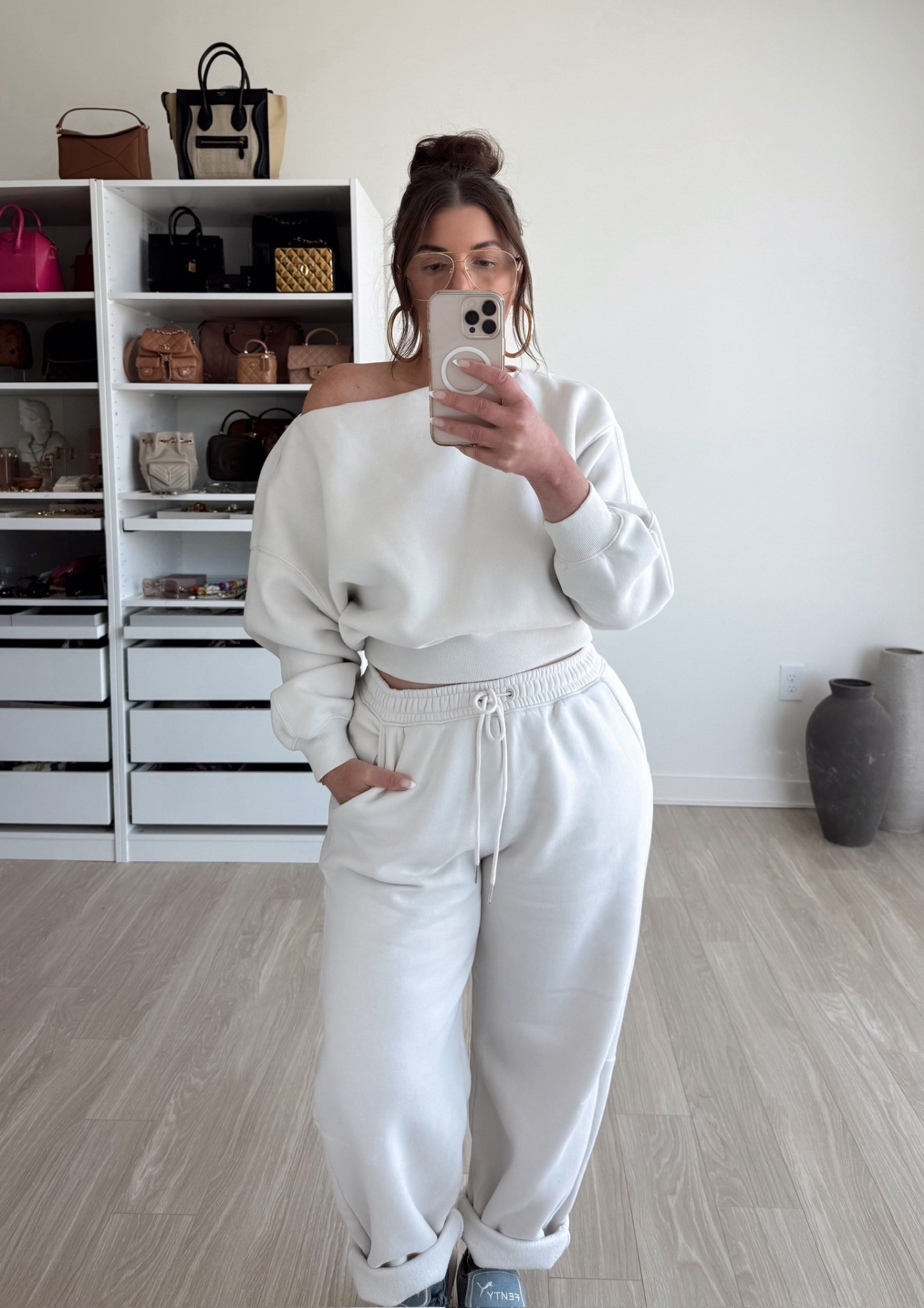 Off the shoulder
Fleece set

#LTKootd #LTKspring #LTKSeasonal