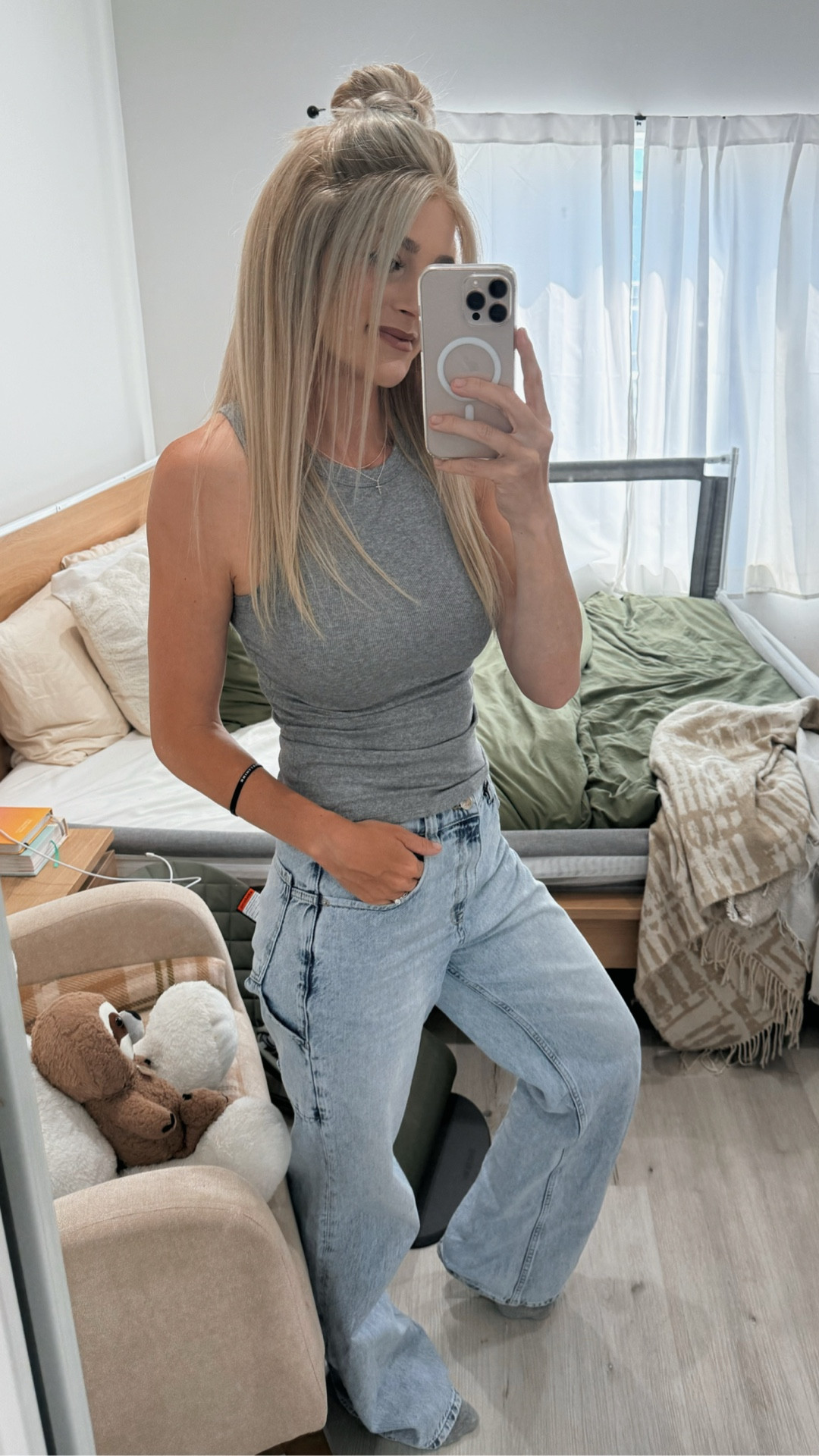 $8 tank + fav jeans ever ❤️

#LTKFamily #LTKKids #LTKSeasonal