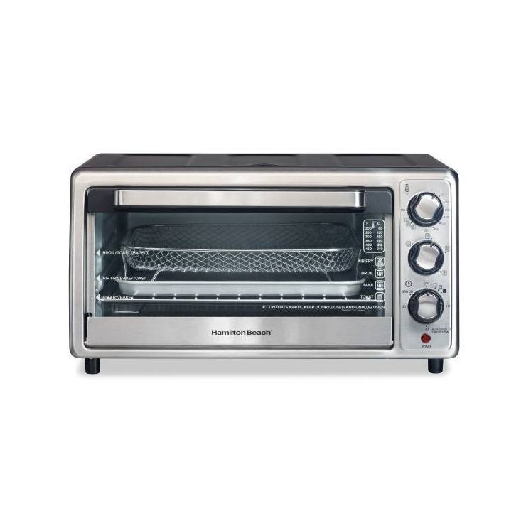Hamilton Beach Sure-Crisp Air Fryer Toaster Oven Black - 31418 | Target