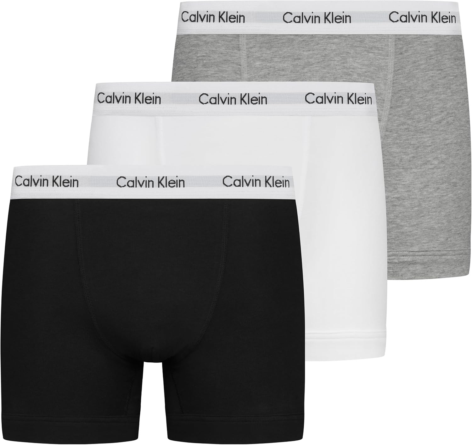Calvin Klein Men’s 3 Pack Trunks with Logo Waistband | Amazon (UK)