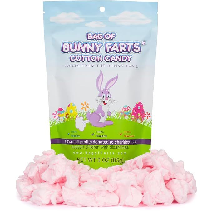 Easter Bunny Cotton Candy Funny Easter Basket Stuffer for All Ages Unique Birthday for Friends, M... | Amazon (US)