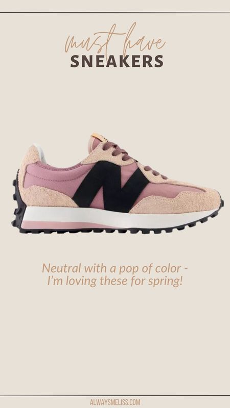 New Balance neutral sneakers with a fun pop of purple! Love these for spring.

#LTKstyletip #LTKshoecrush #LTKtravel
