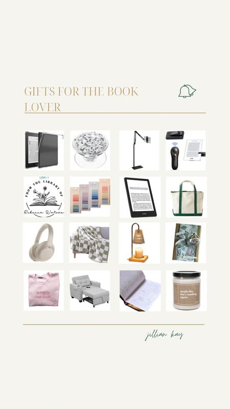 Gifts for the Book Lover

Kindle, kindle stand, kindle page turner, Sony headphones, custom book embosser, candle warmer, reading chair, bookish crewneck, custom embroidered tote, and more. 

Ig: @jkyinthesky & @jillianybarra

#giftguides #giftideas #holidayshopping #christmasshopping #giftsforthebooklover 

#LTKCyberWeek #LTKHoliday #LTKGiftGuide