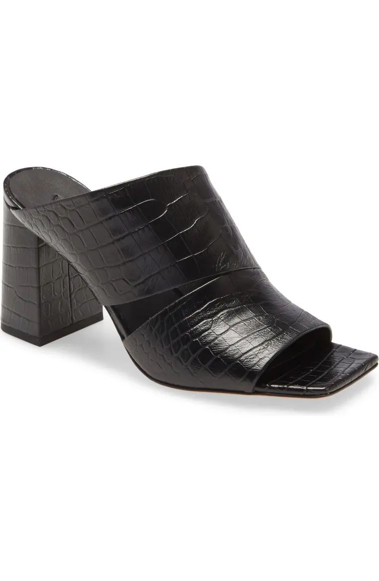 Nelda Square Toe Slide Sandal | Nordstrom