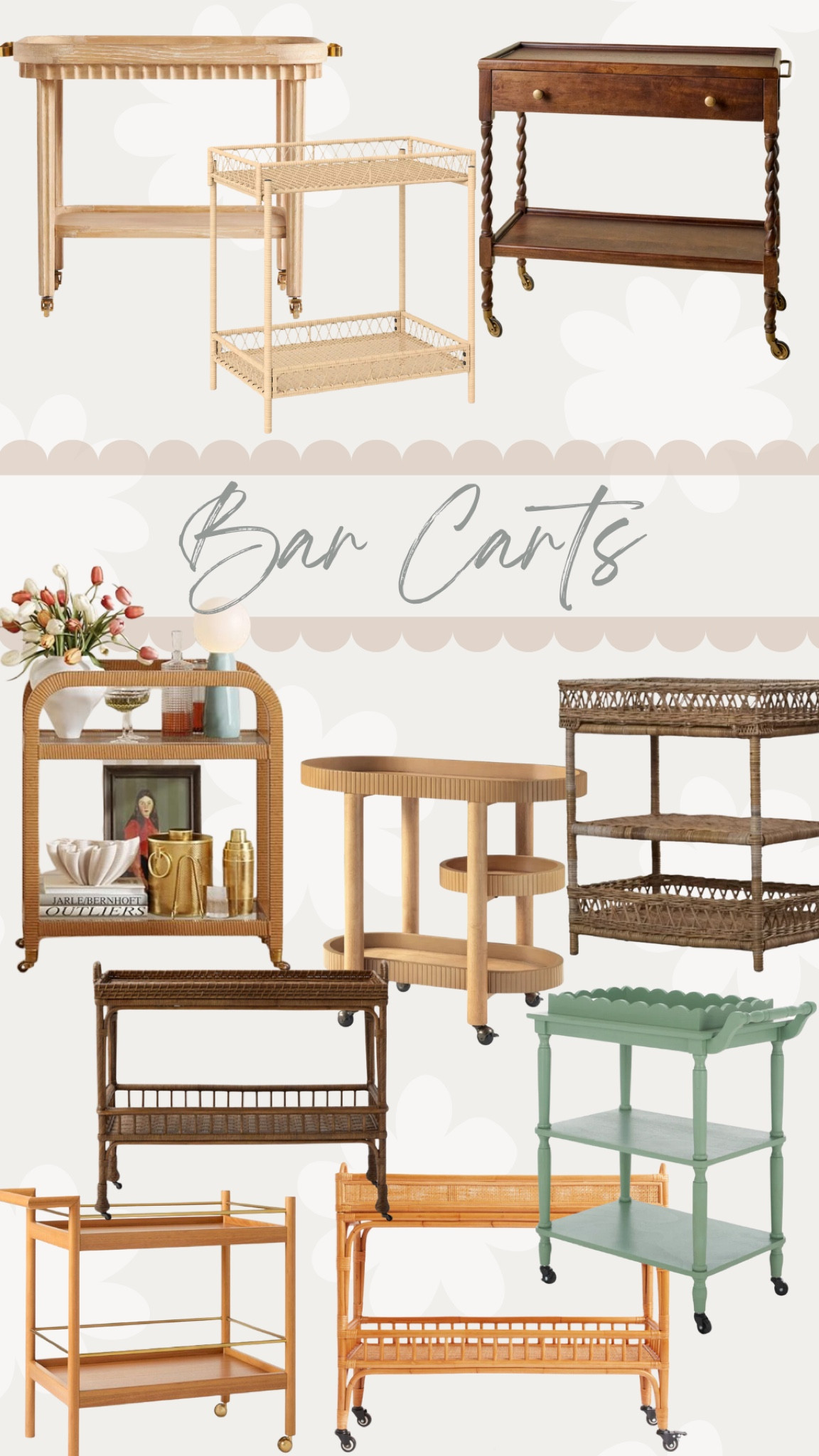 Bar carts!

THEBLOOMINGNEST bar cart decor kitchen dining room furniture 

#LTKHome #LTKStyleTip #LTKFamily