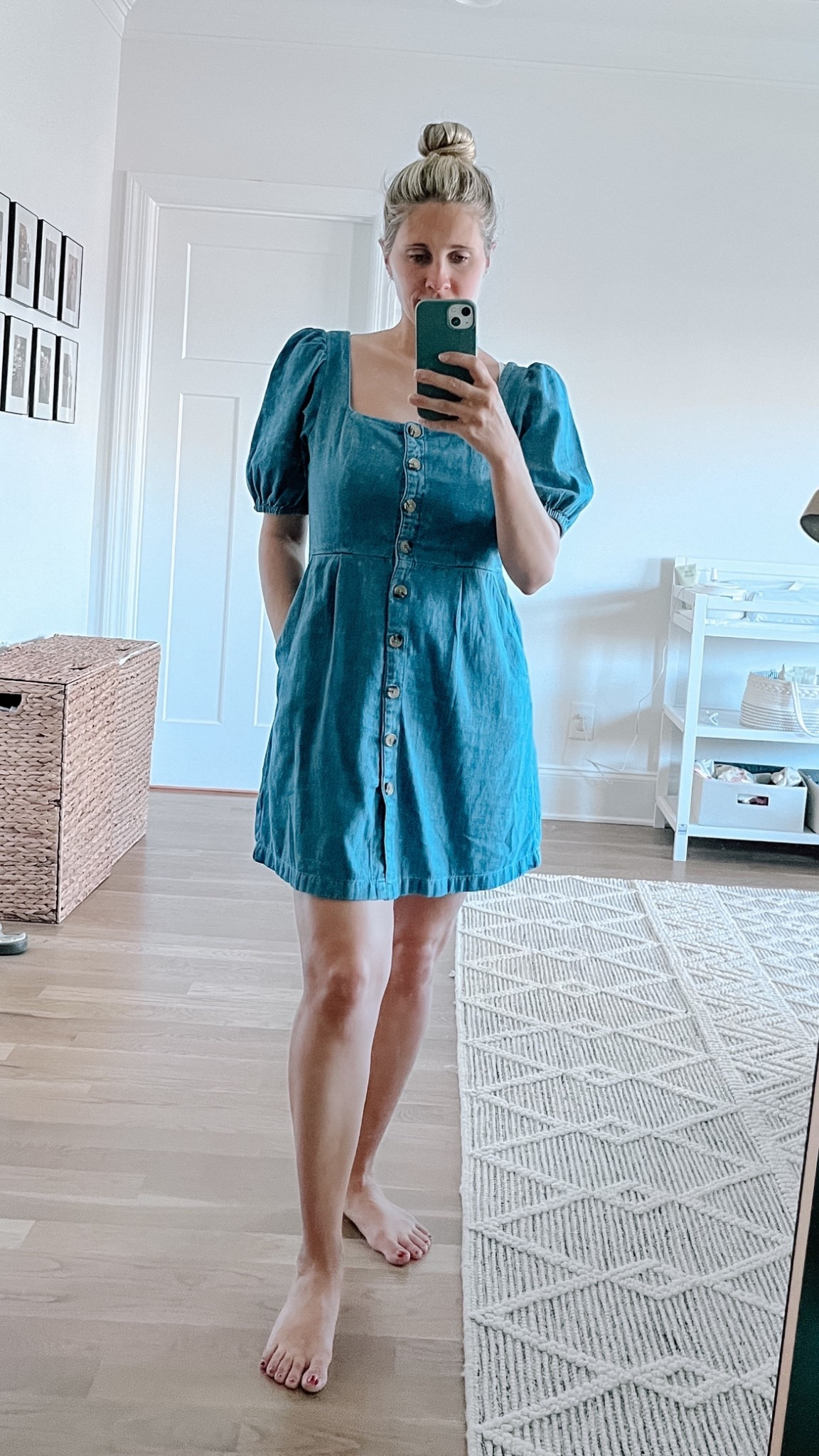 Postpartum / Nursing-Friendly Spring Dress 🤍

#LTKStyleTip #LTKNursing #LTKpostpartum