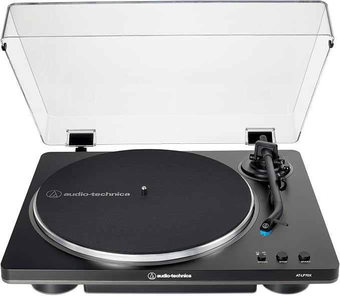 Audio-Technica AT-LP70X Automatic Turntable (Black/Grey) | Amazon (US)