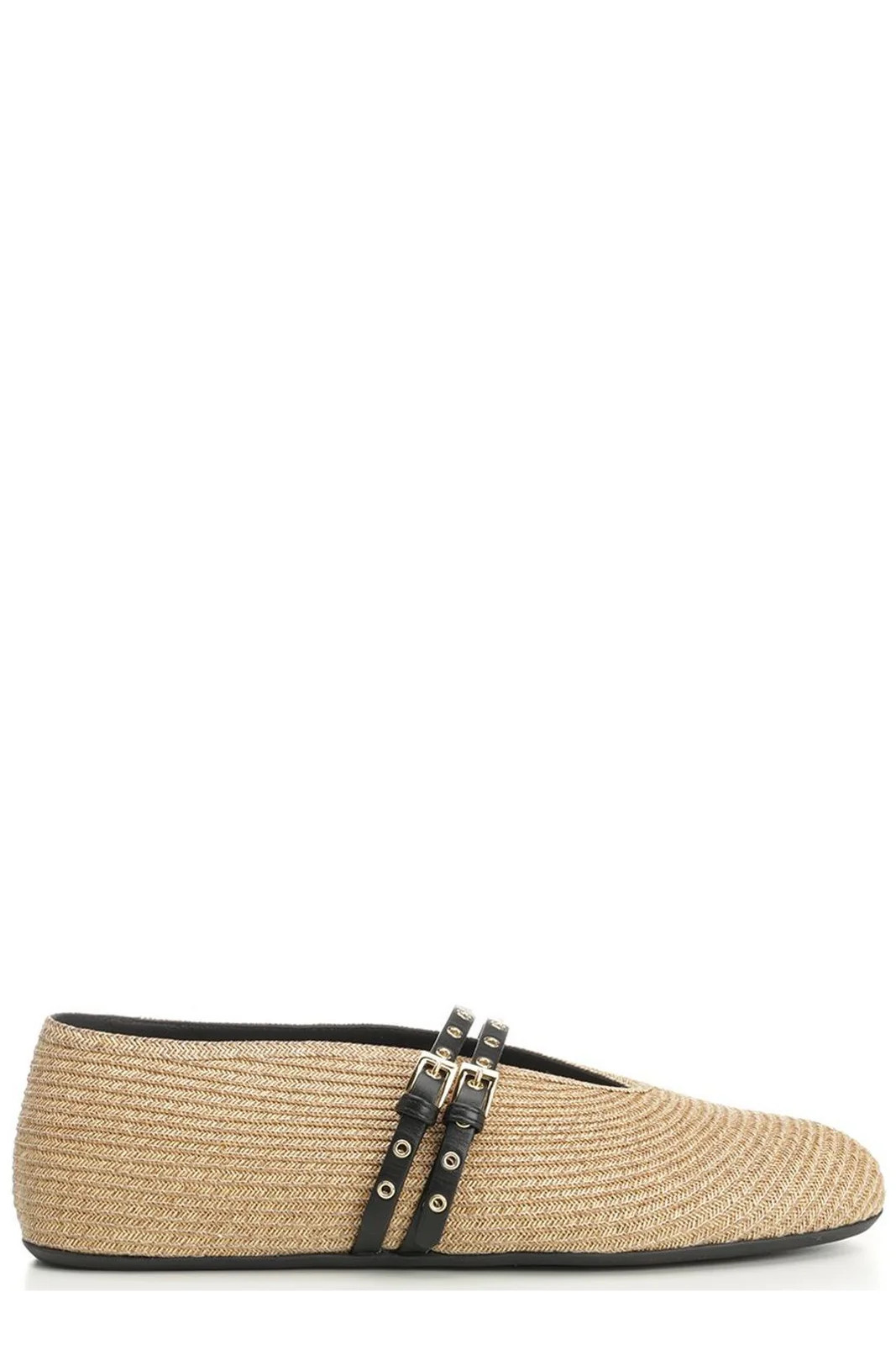 Alaïa Braided Ballet Flats | Cettire Global